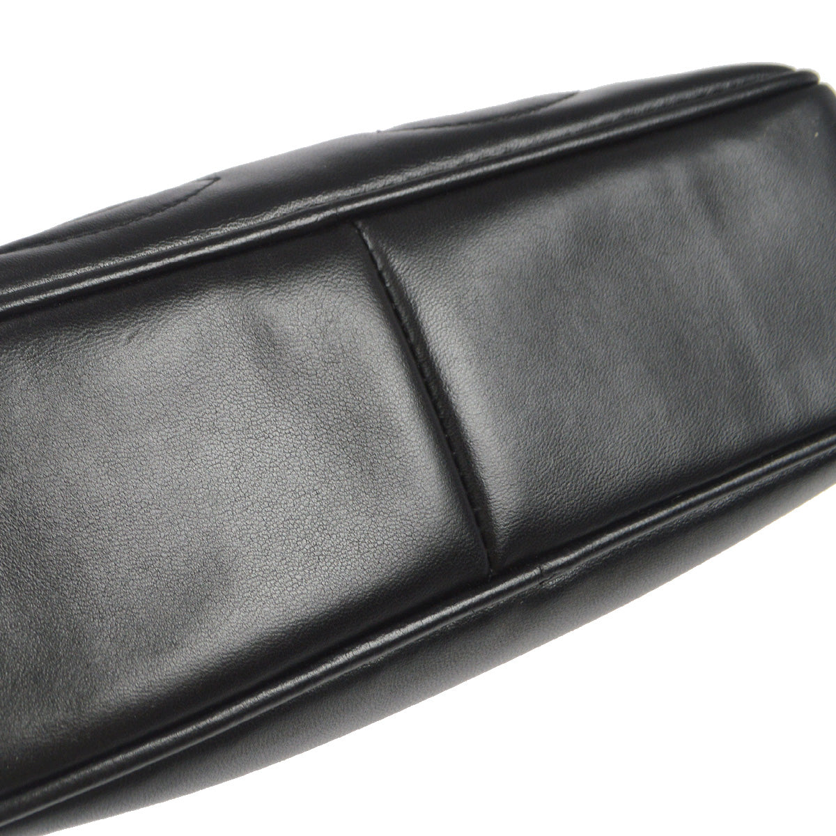 CHANEL 1994-1996 Triple CC Camera Bag Small Black Lambskin 66303