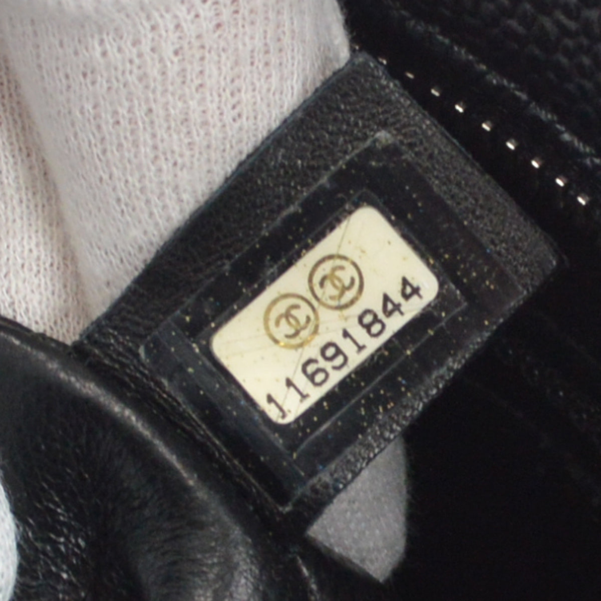 CHANEL Medallion Tote Handbag Black Caviar 97442