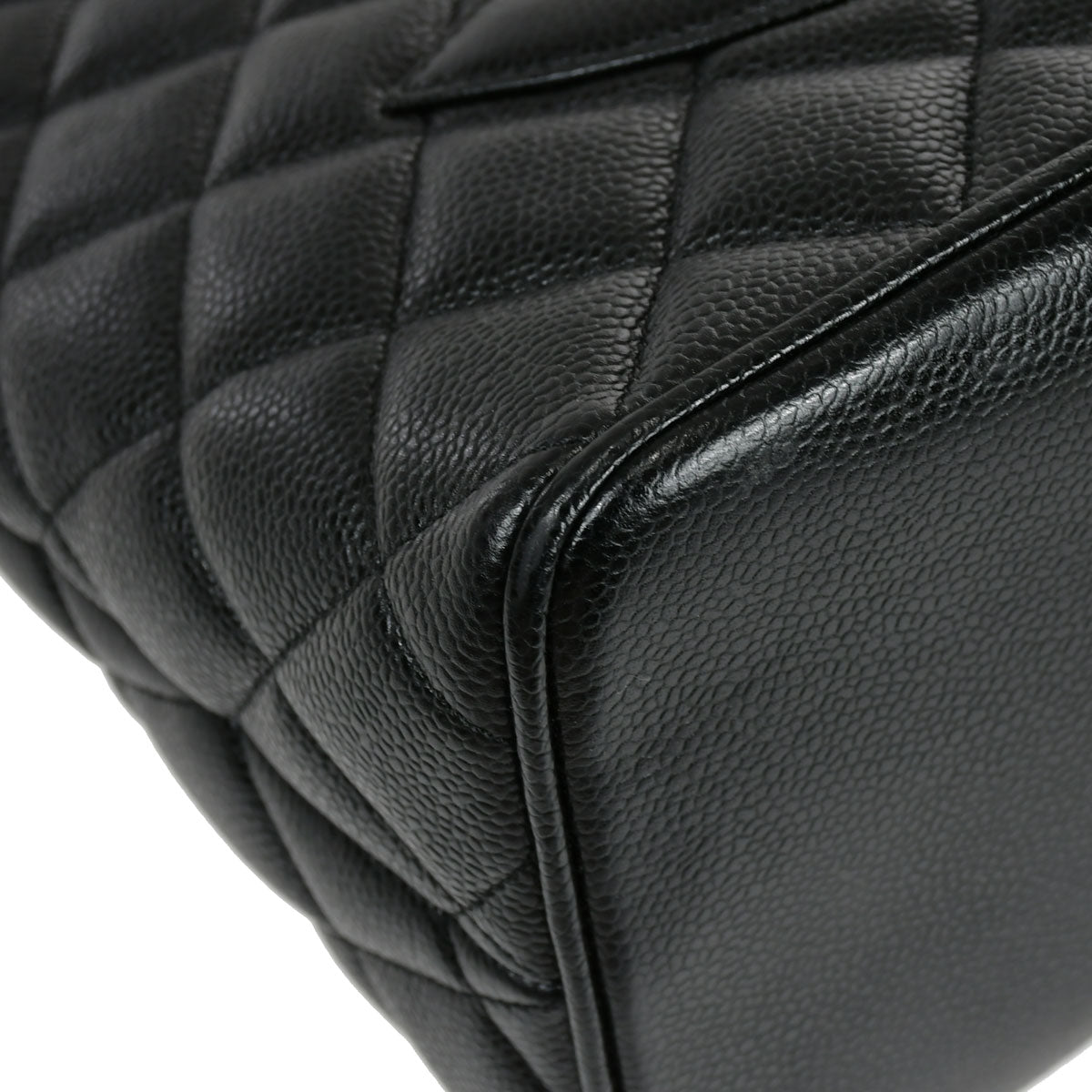 CHANEL 2001-2003 Medallion Tote Black Caviar 97471