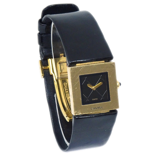Chanel 1993 Matelasse Watch 18KYG