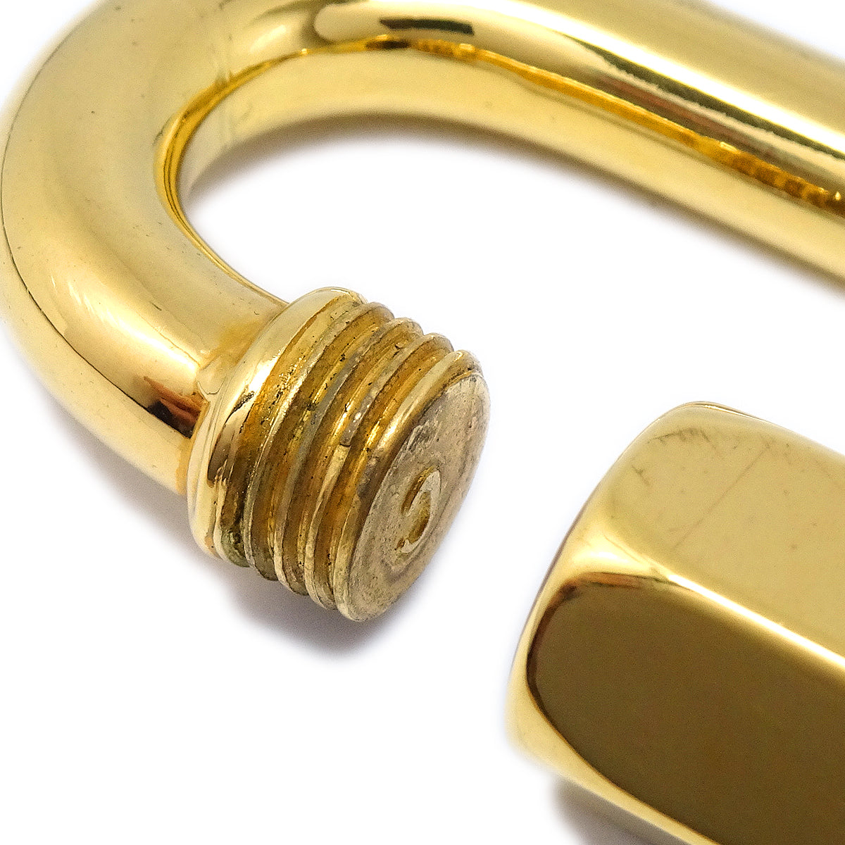 CHANEL Handbag Charm Karabiner Gold Small Good 97678