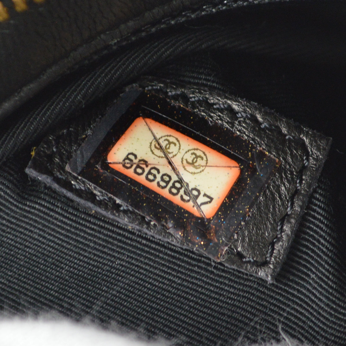 CHANEL Medallion Tote Handbag Black Caviar 67911