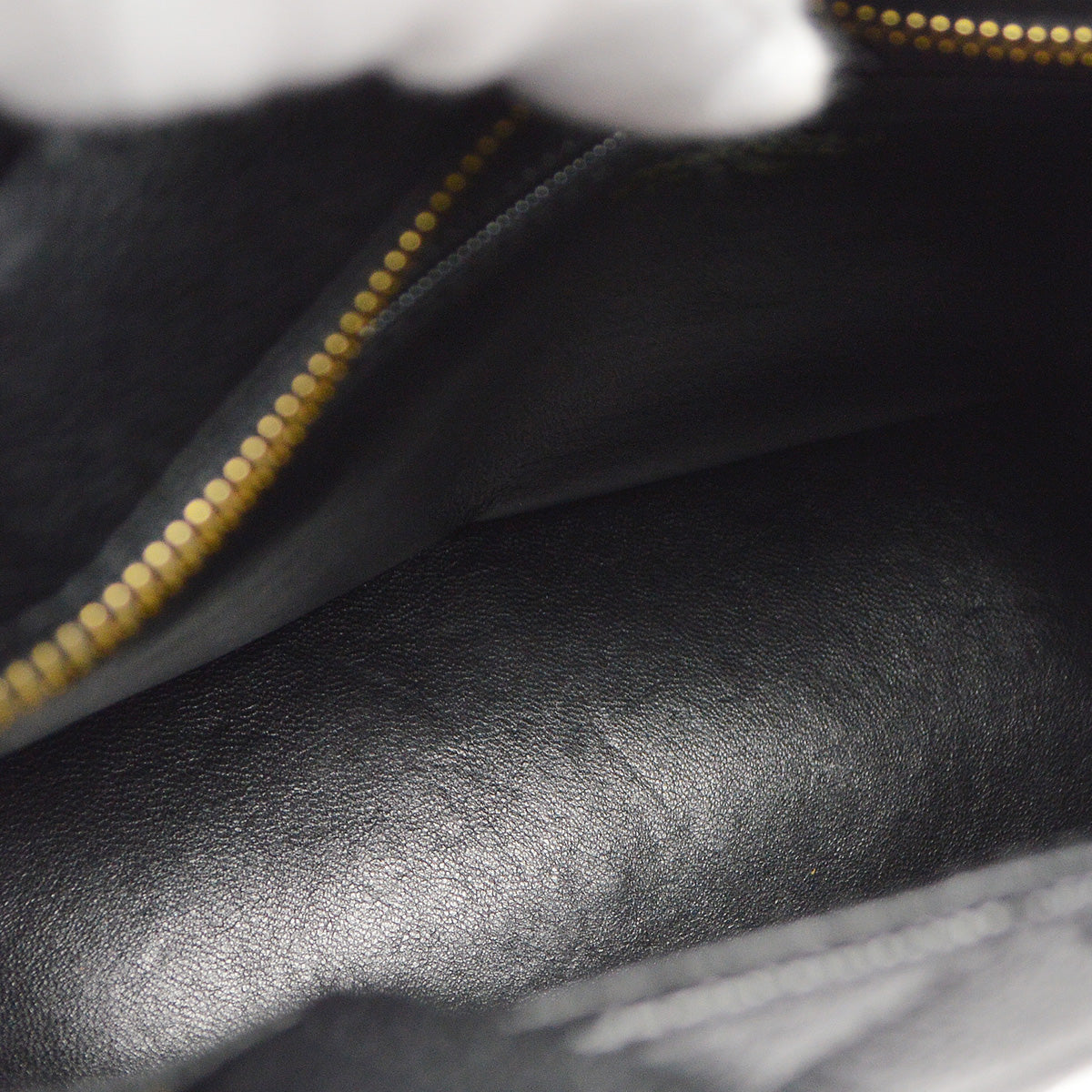 CHANEL Medallion Tote Handbag Black Caviar 67912