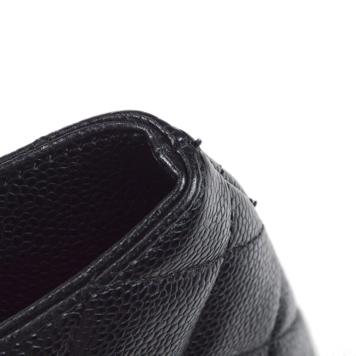 Chanel Medallion Quilted Tote Handbag Black Caviar