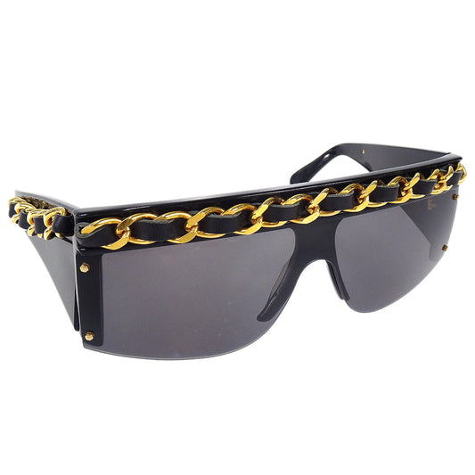 Chanel Sunglasses Eyewear Black Small Good