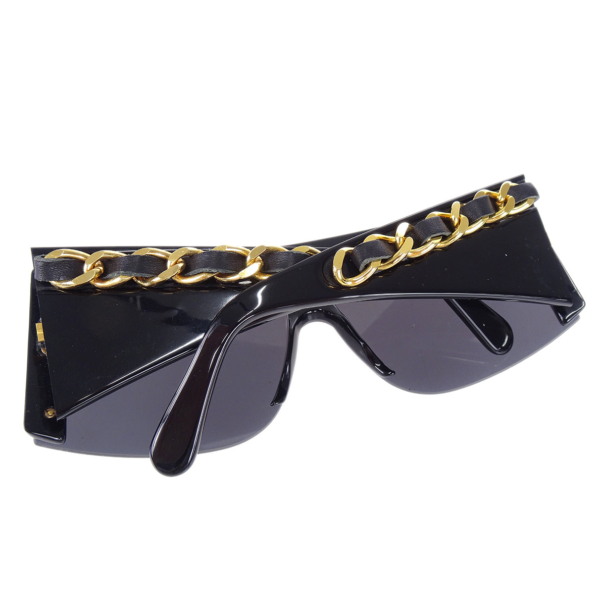 Chanel 1992 Fall Runway Chain Shield Sunglasses