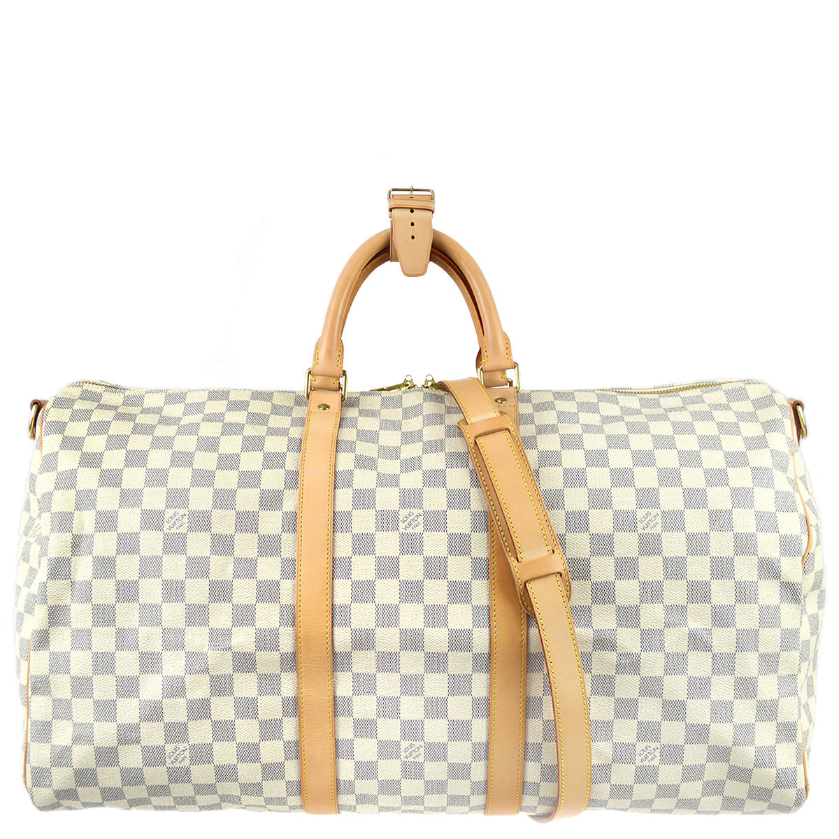 Louis Vuitton 2009 Keepall Bandouliere 55 Damier Azur N41429