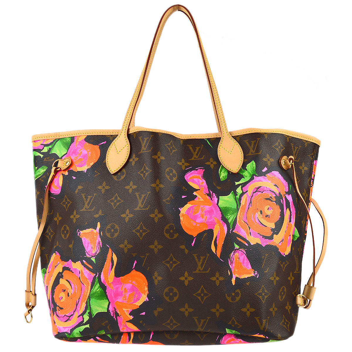 Louis Vuitton 2009 Neverfull MM Monogram Rose M48613