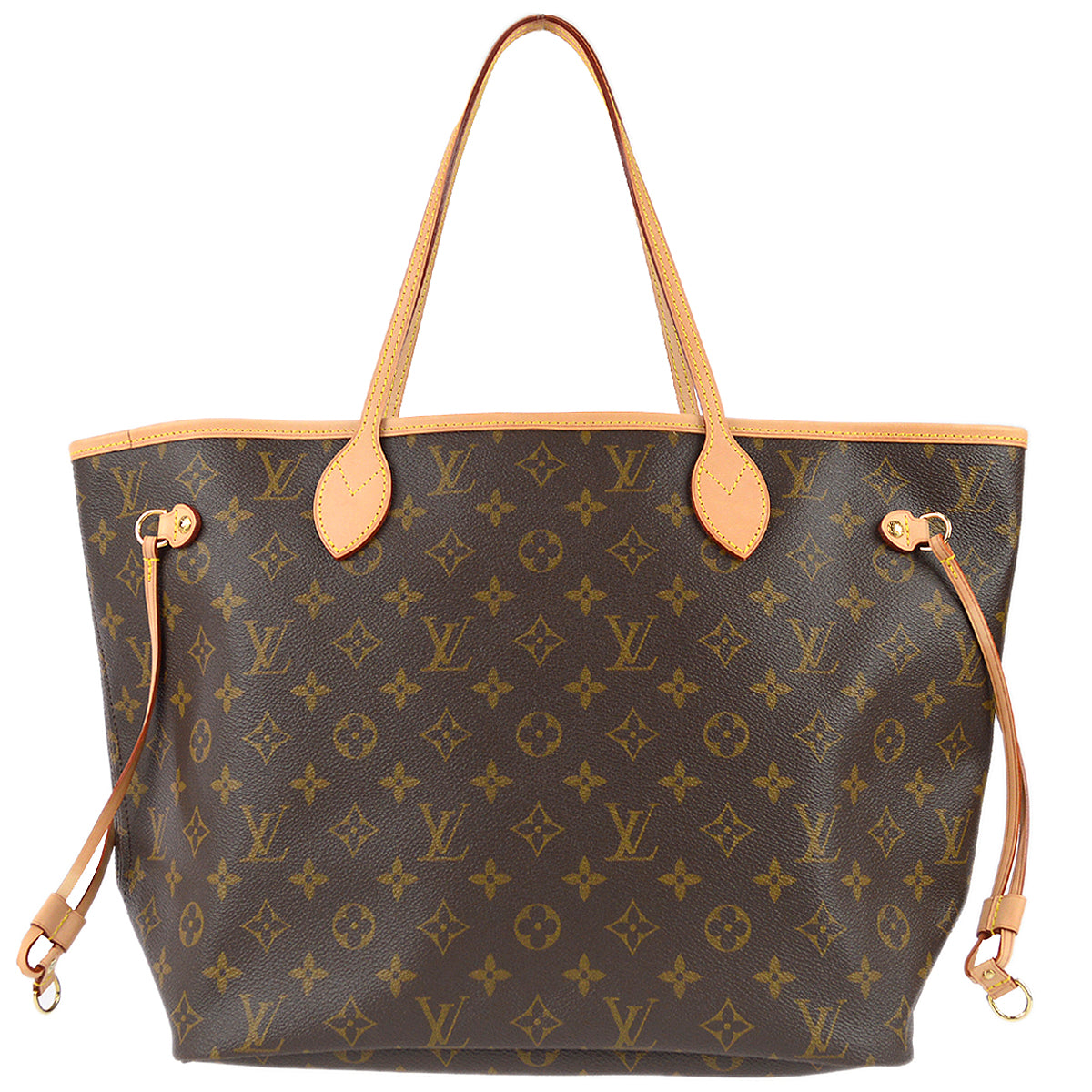 Louis Vuitton Neverfull MM Shoulder Tote Bag Monogram M40156