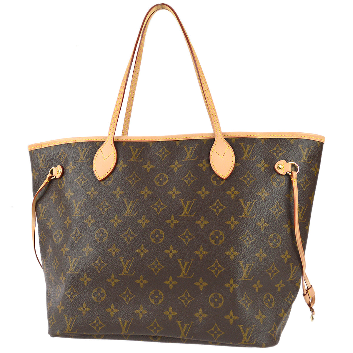 Louis Vuitton Neverfull MM Shoulder Tote Bag Monogram M40156