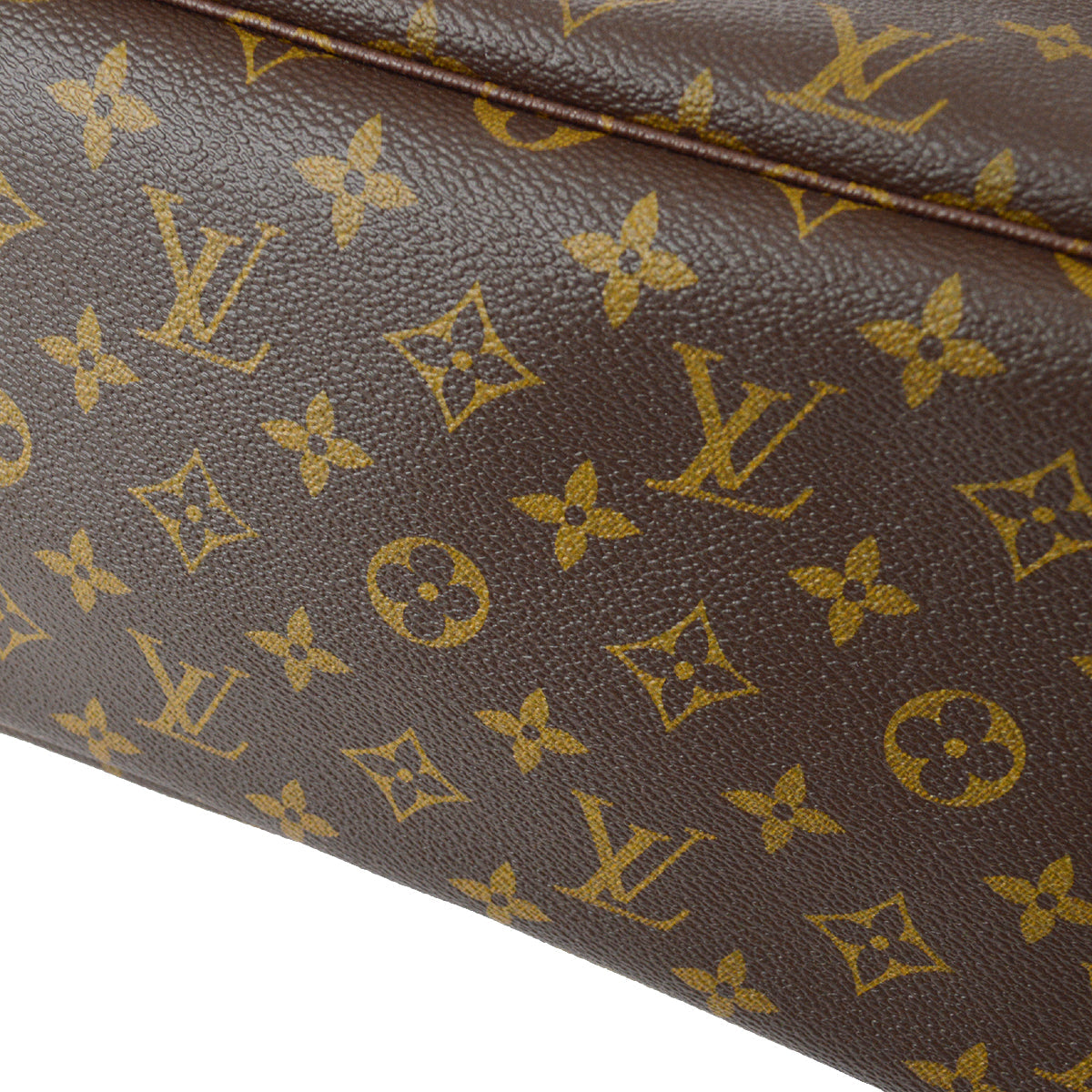 Louis Vuitton Neverfull MM Shoulder Tote Bag Monogram M40156