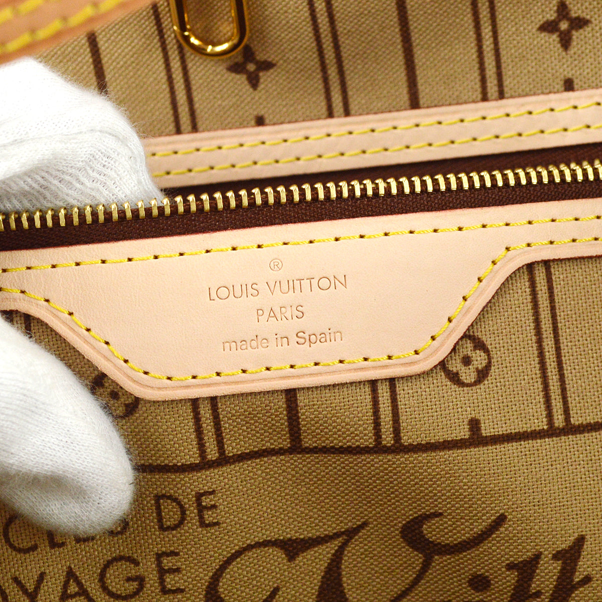 Louis Vuitton Neverfull MM Shoulder Tote Bag Monogram M40156