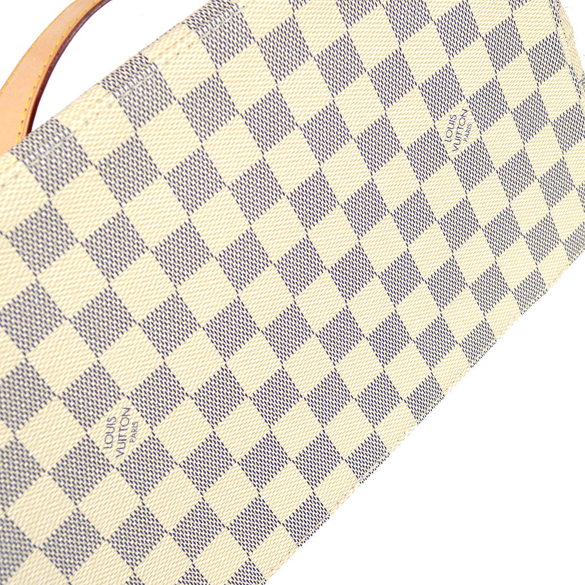Louis Vuitton 2011 Damier Azur Hampstead PM Tote Handbag N51207