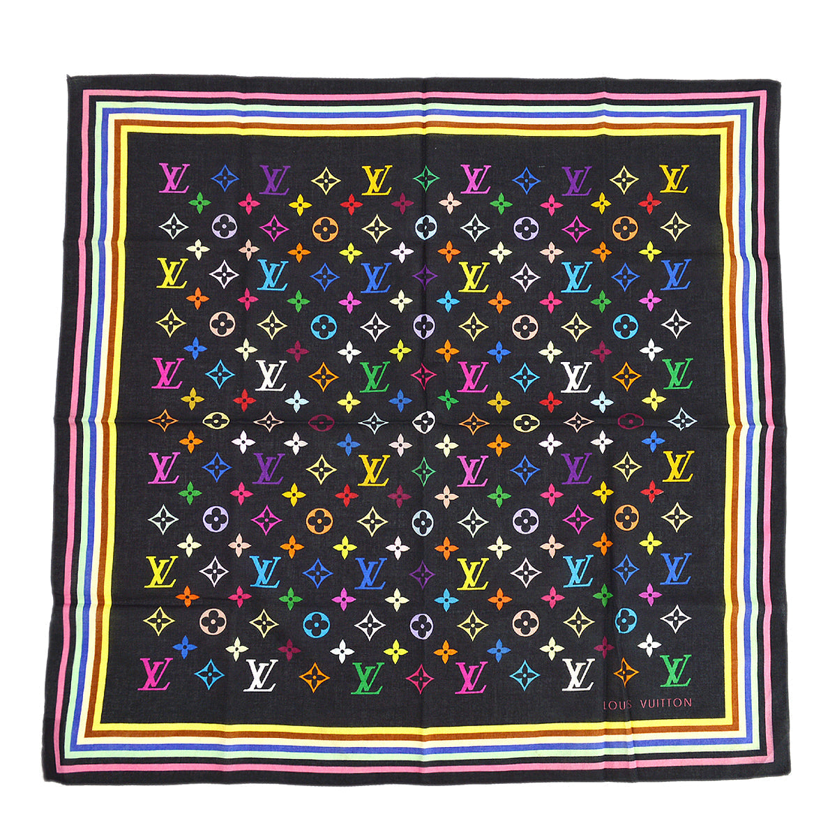 Louis Vuitton Cotton Scarf 55 Multicolor M71912