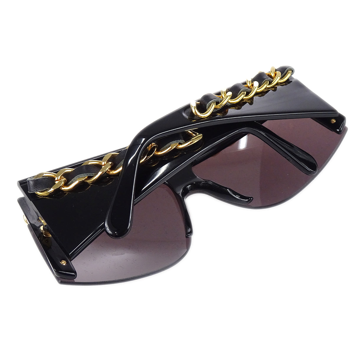 Chanel 1992 Fall Runway Chain Shield Sunglasses