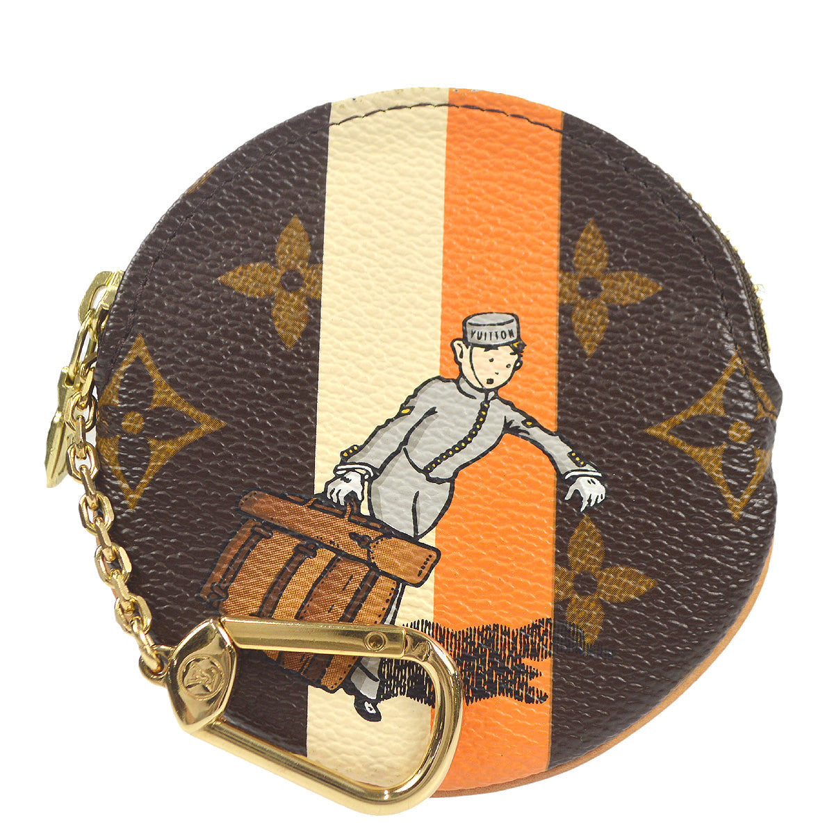 Louis Vuitton 2006 Monogram Groom Porte Monnaie Rond M60037