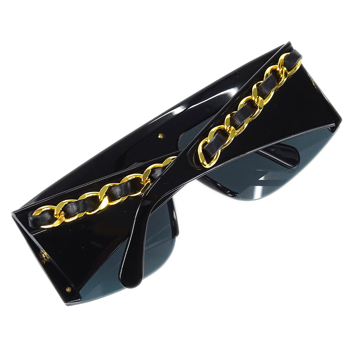Chanel 1992 Fall Runway Chain Shield Sunglasses