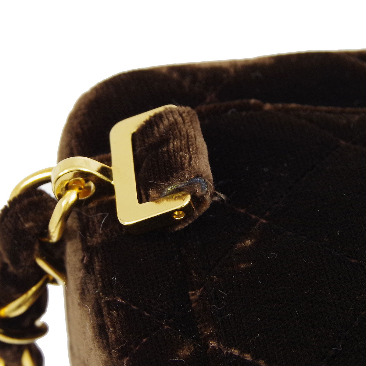 Chanel * 1994-1996 Brown Velvet Classic Flap Backpack