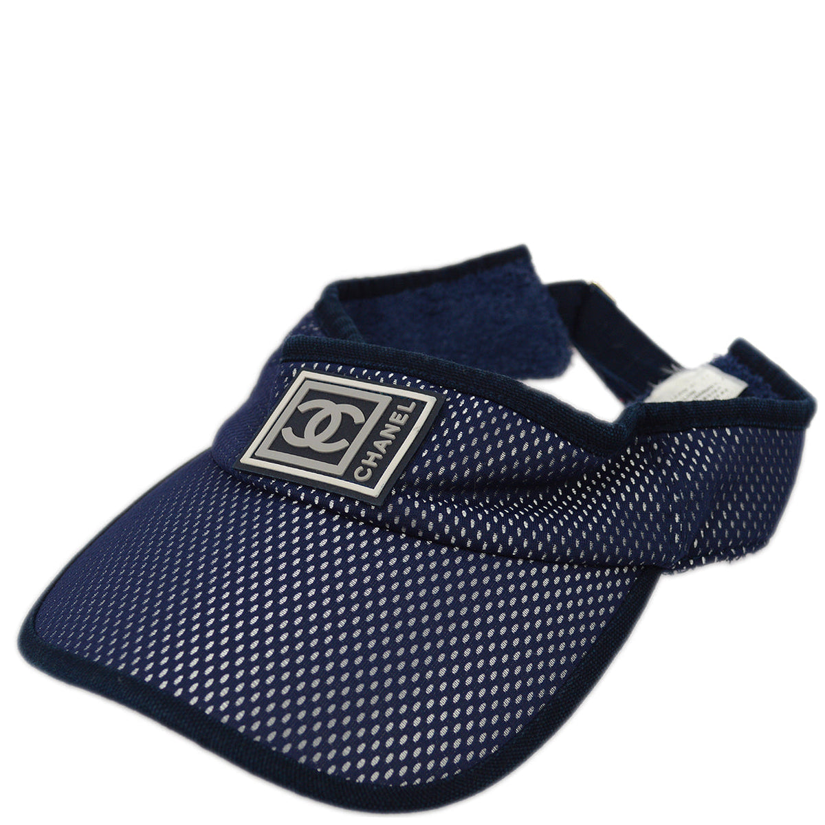 Chanel Sport Line Sun Visor Hat #One Size Small Good