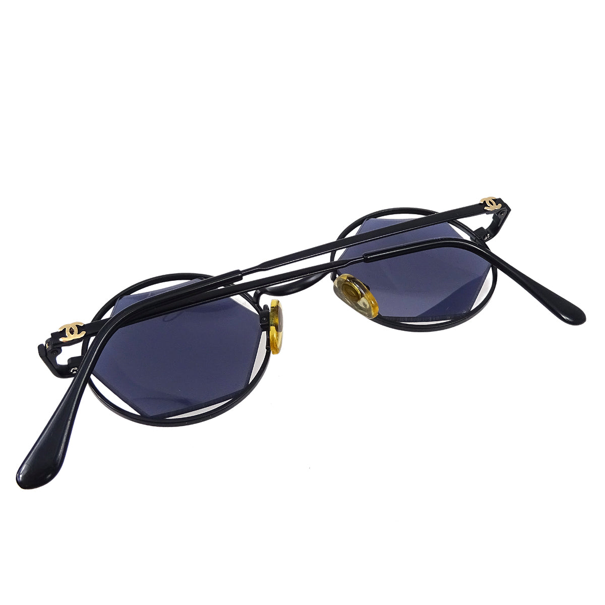 Chanel Sunglasses Eyewear Black Small Good