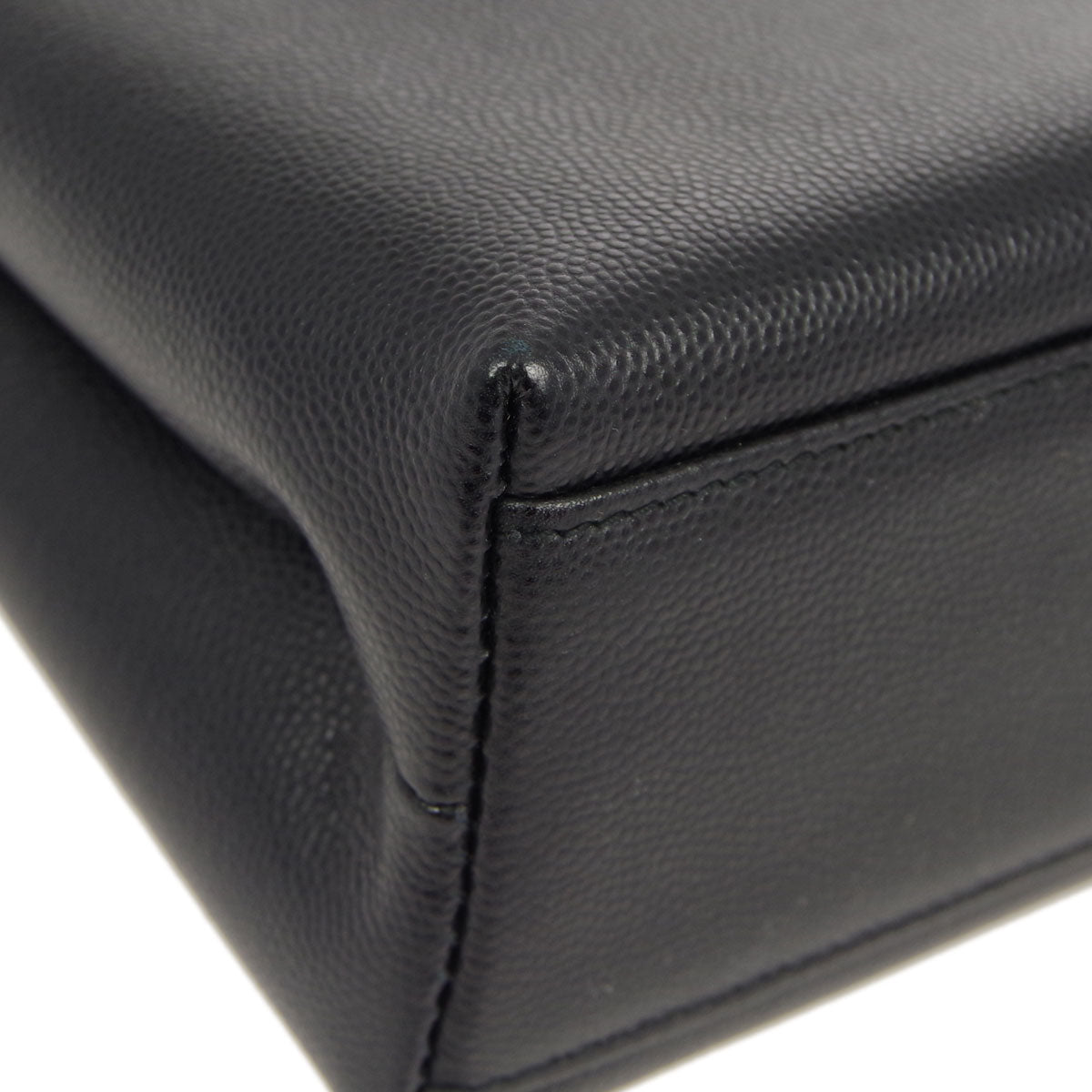 Chanel * 1997-1999 Black Caviar Small Shopping Handbag