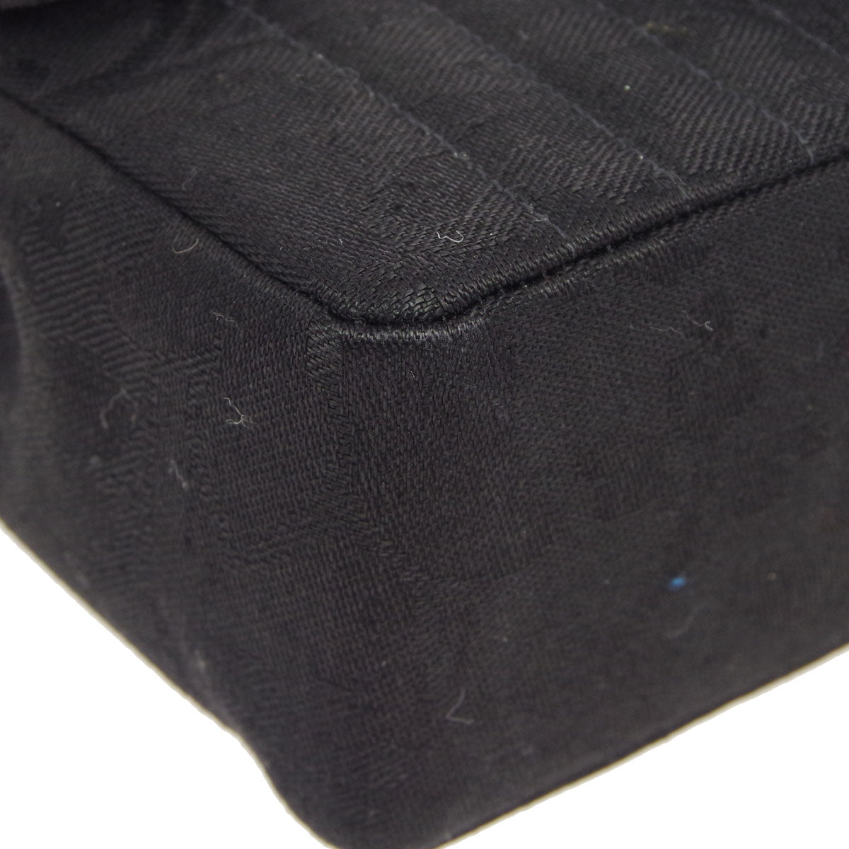 Chanel * 1991-1994 Black Mini Vertical Stitch Classic Square Flap Bag 17