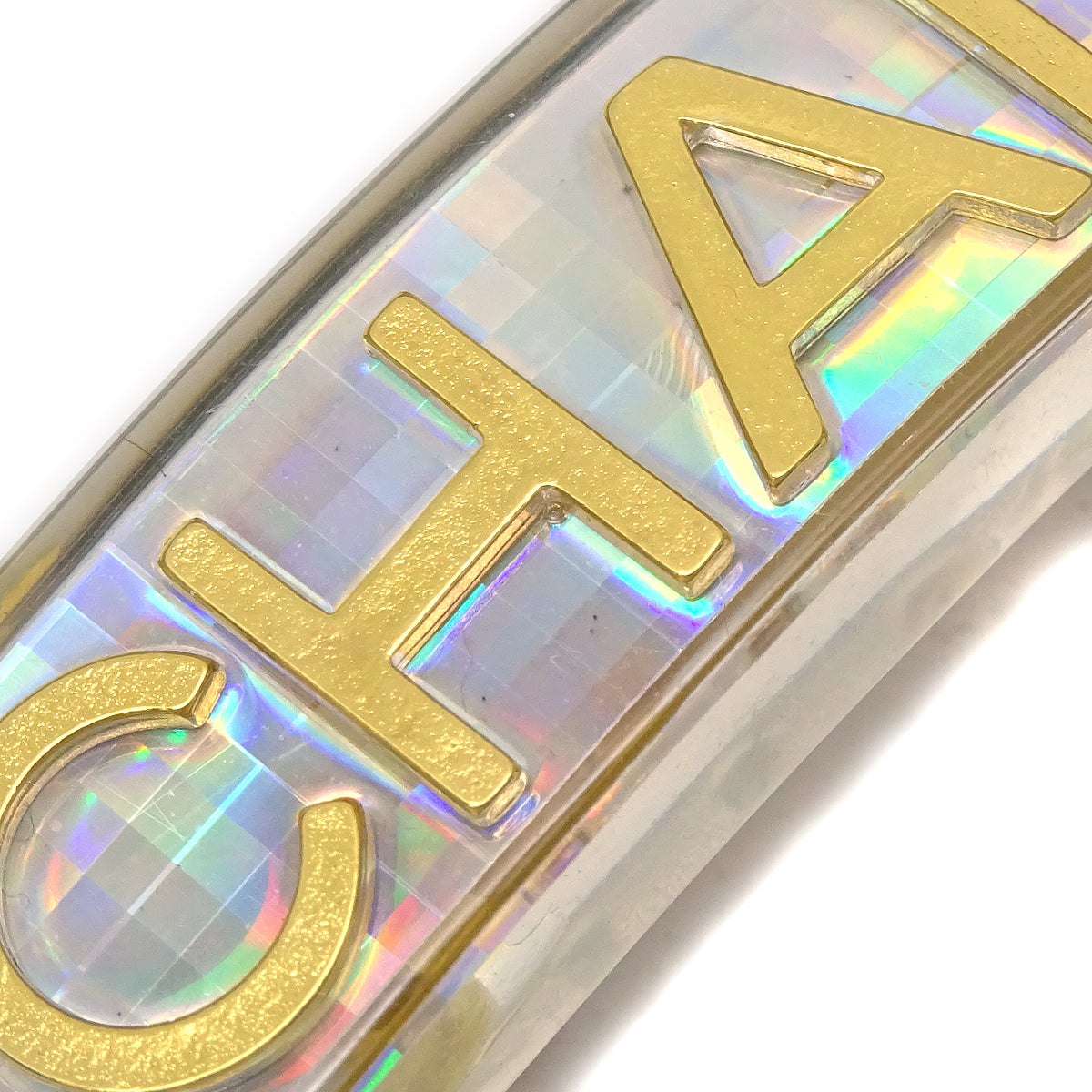 Chanel Hair Clip Hairpin Barrette Clear 97P/62