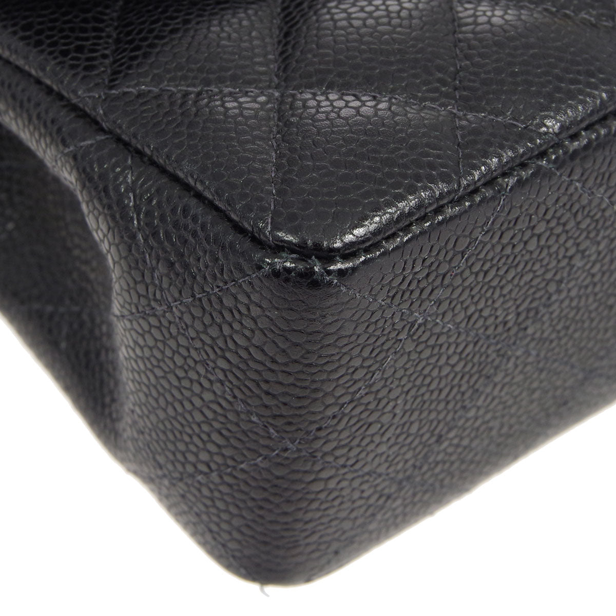 Chanel * 2004-2005 Black Caviar Small Classic Double Flap Bag