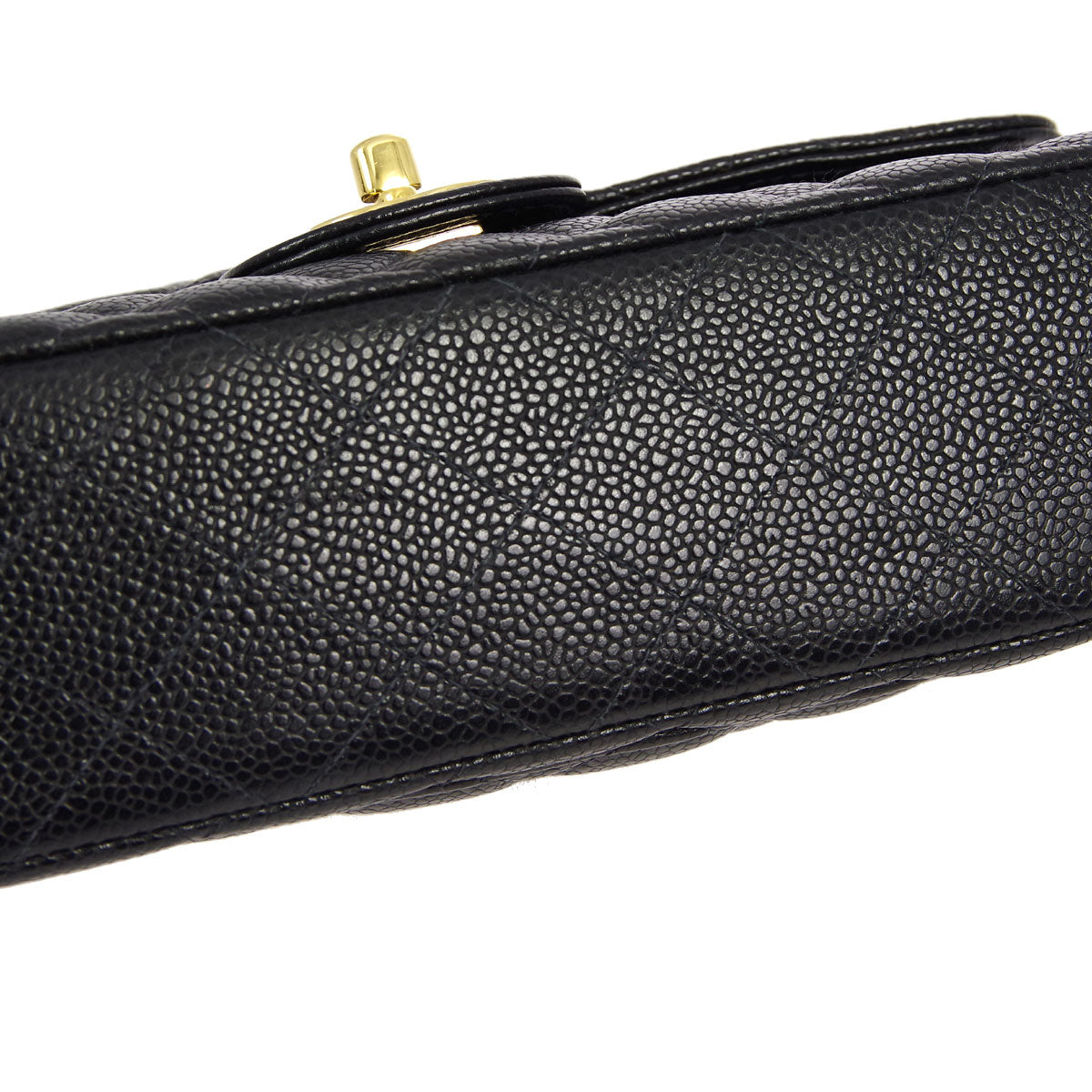 Chanel * 2004-2005 Black Caviar Small Classic Double Flap Bag