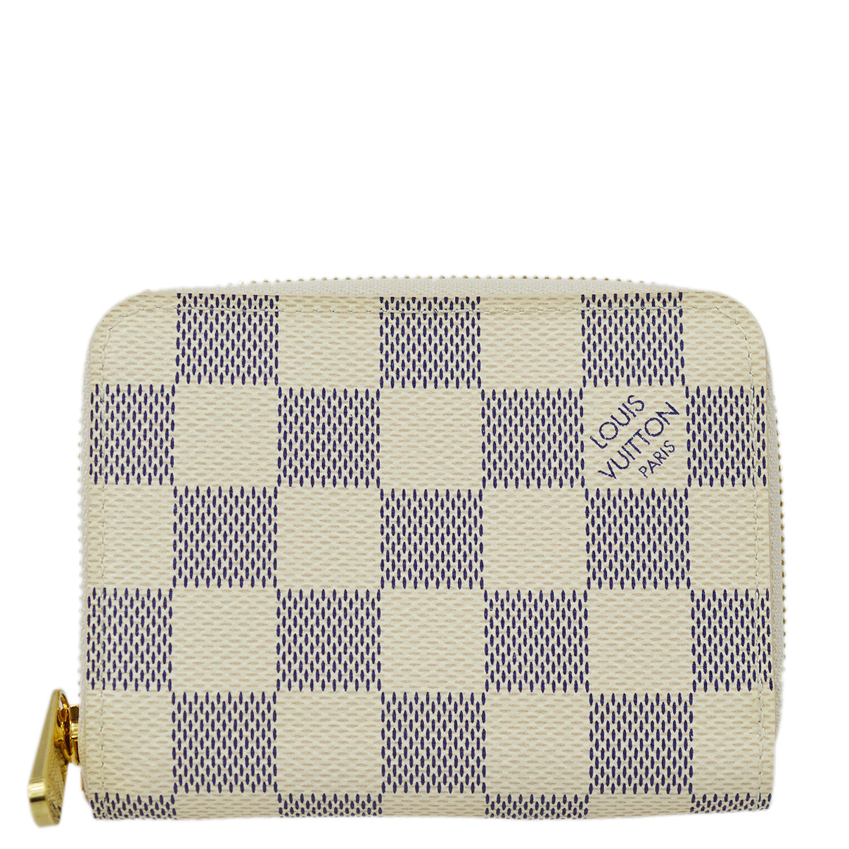 Louis Vuitton 2012 Damier Azur Zippy Coin Purse N63069