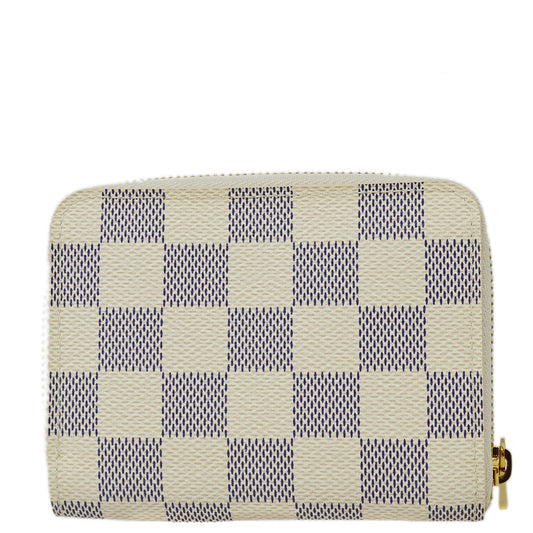 Louis Vuitton 2012 Damier Azur Zippy Coin Purse N63069