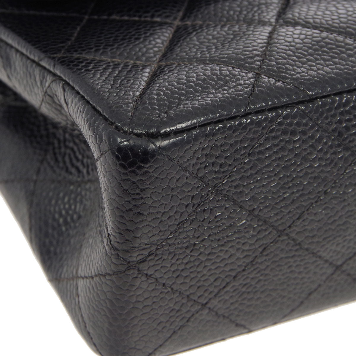 Chanel * 2000-2001 Black Caviar Small Classic Double Flap Bag