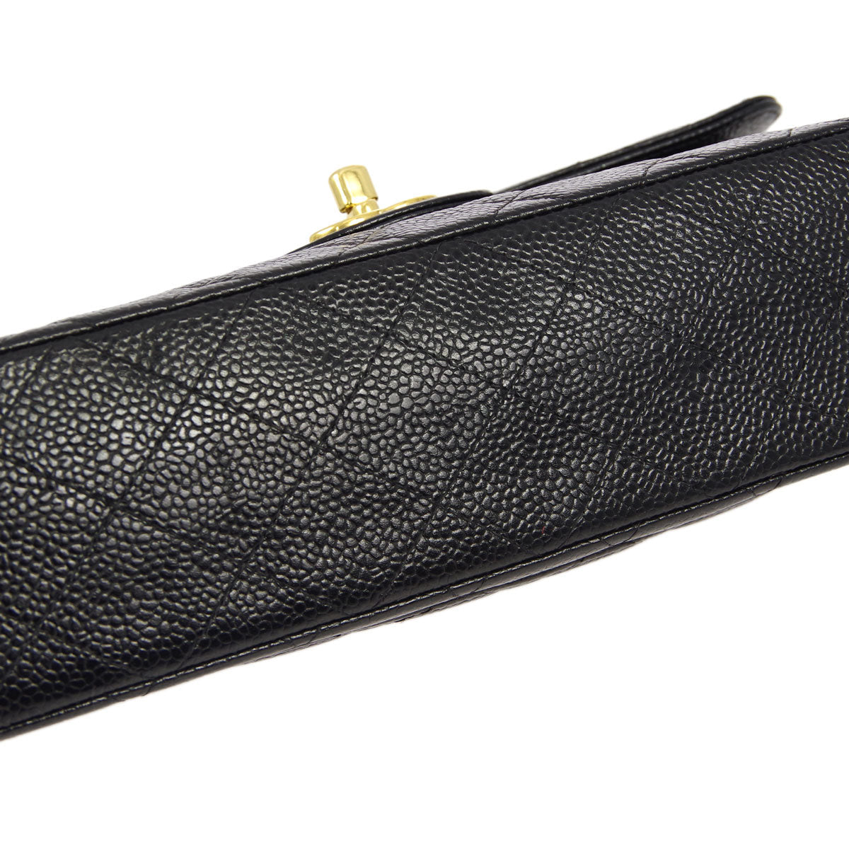 Chanel * 2000-2001 Black Caviar Small Classic Double Flap Bag