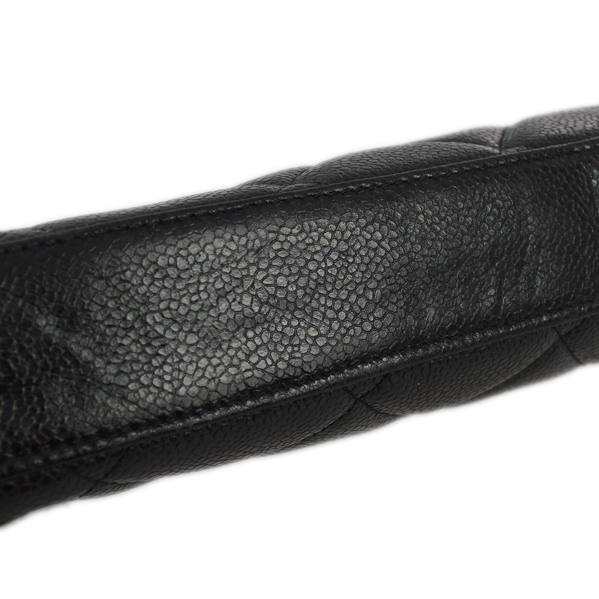 Chanel 1994-1996 Black Caviar Briefcase Business Handbag