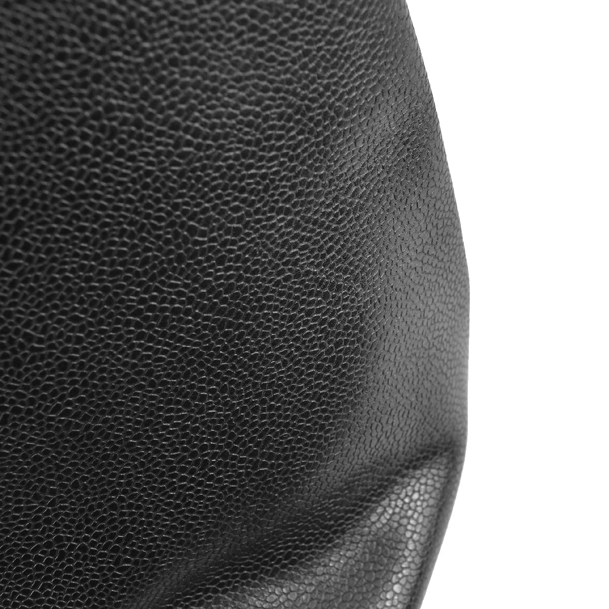 Chanel 1994-1996 Black Caviar Chain Shoulder Tote Bag