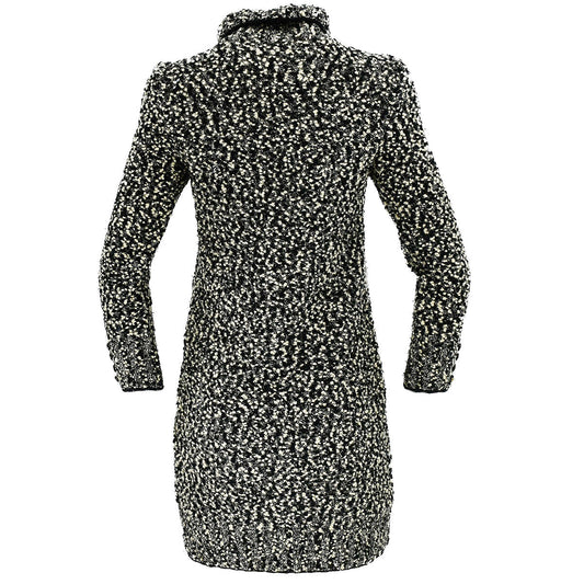 Chanel Fall 1994 roll-neck two-tone minidress #42