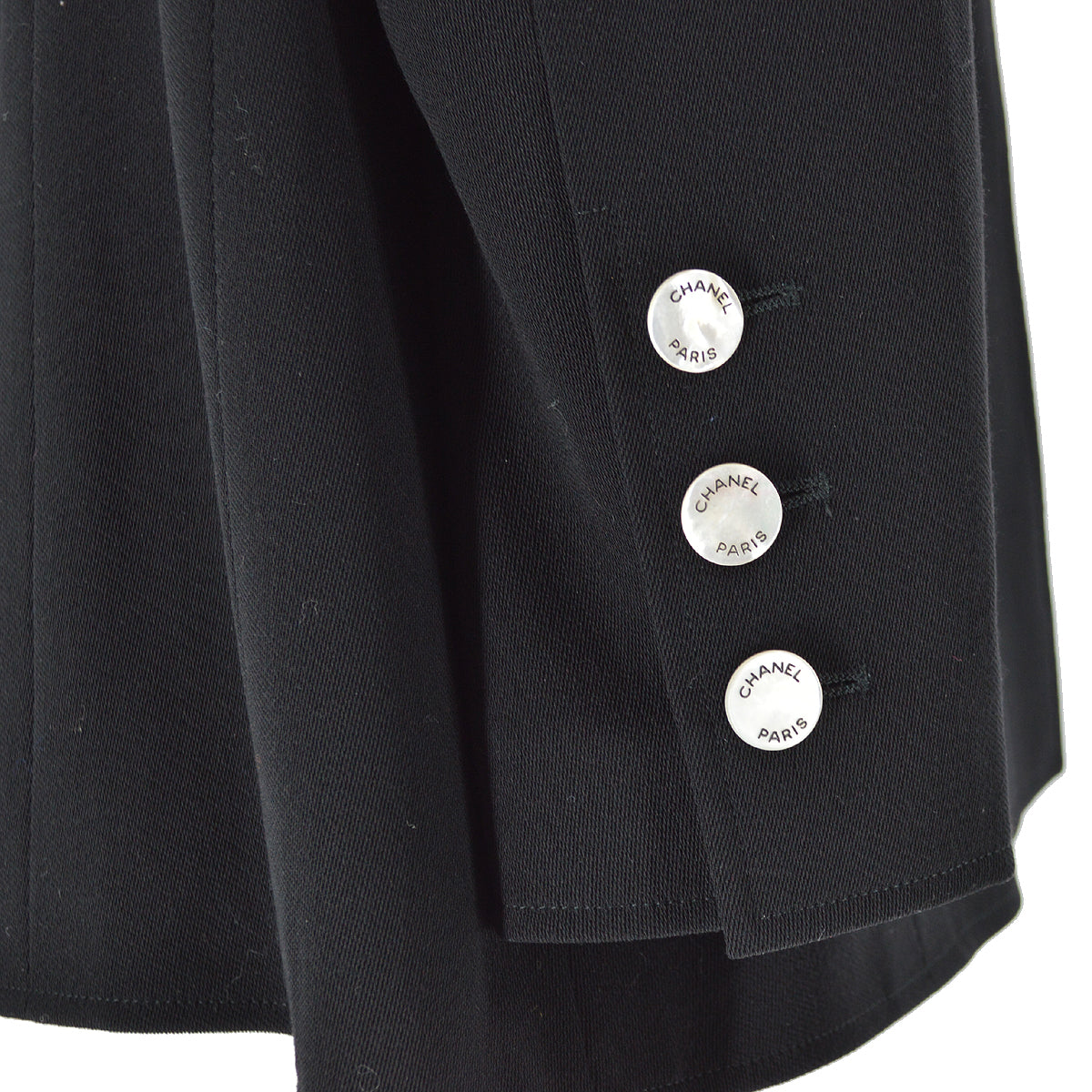 Chanel 1997 spring double-breasted wool jacket #40