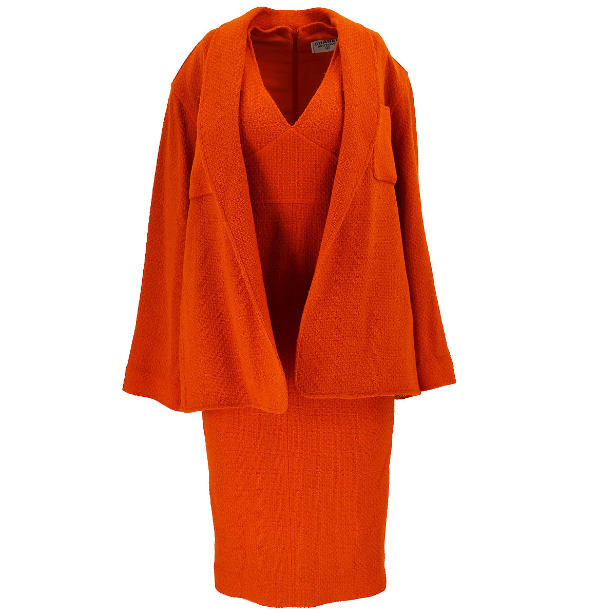 Chanel bouclé dress suit