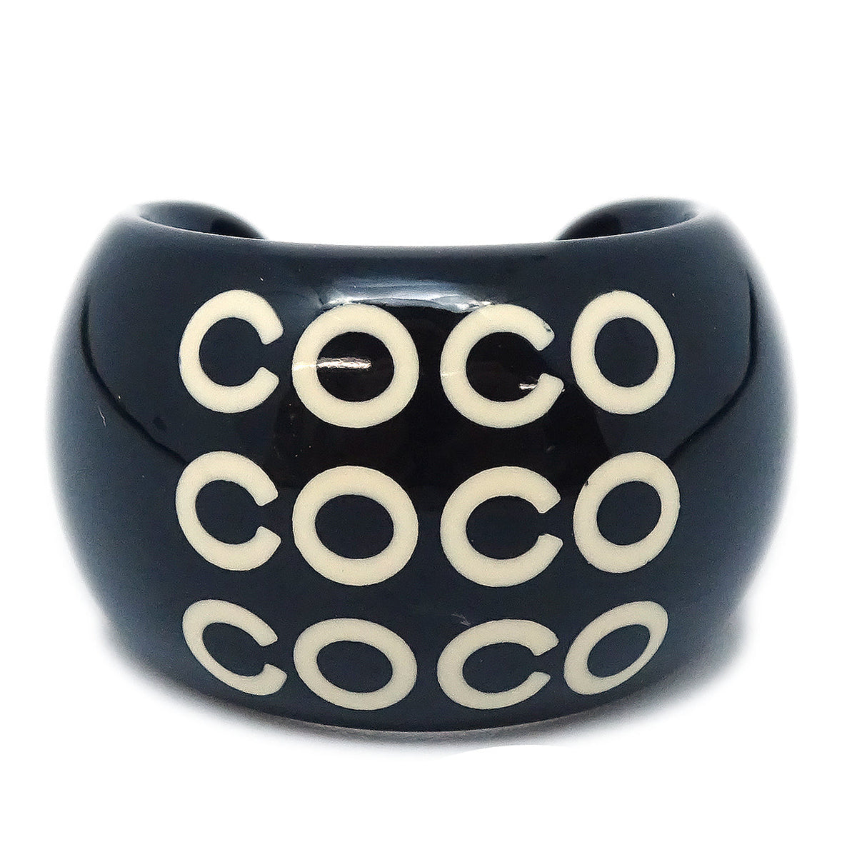 Chanel Ring #54 #14 Black 01P