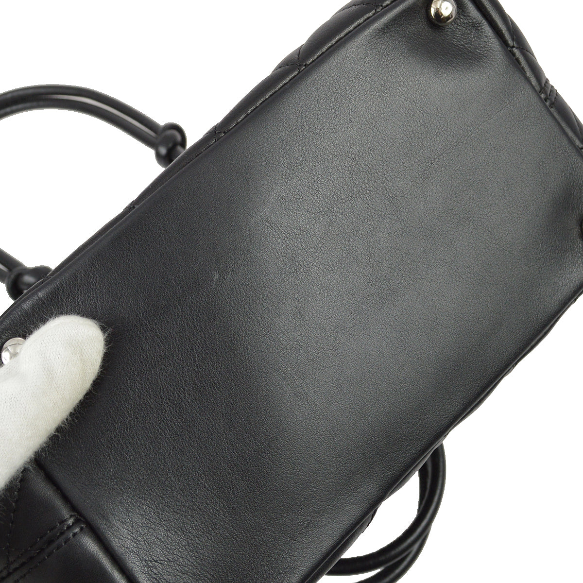 Chanel 2008-2009 Black Calfskin Cambon Ligne Tote Handbag