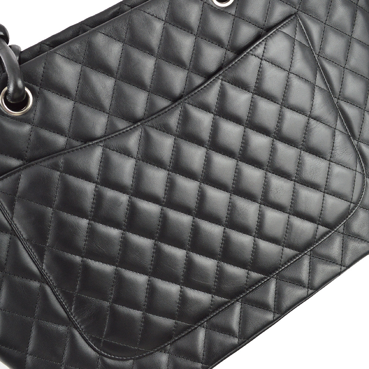 Chanel 2004-2005 Black Calfskin Cambon Ligne Tote