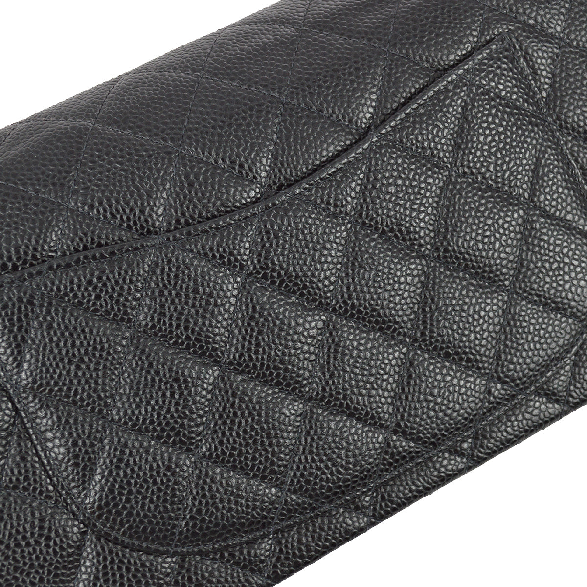 Chanel 2001-2003 Black Caviar Small Classic Double Flap Bag