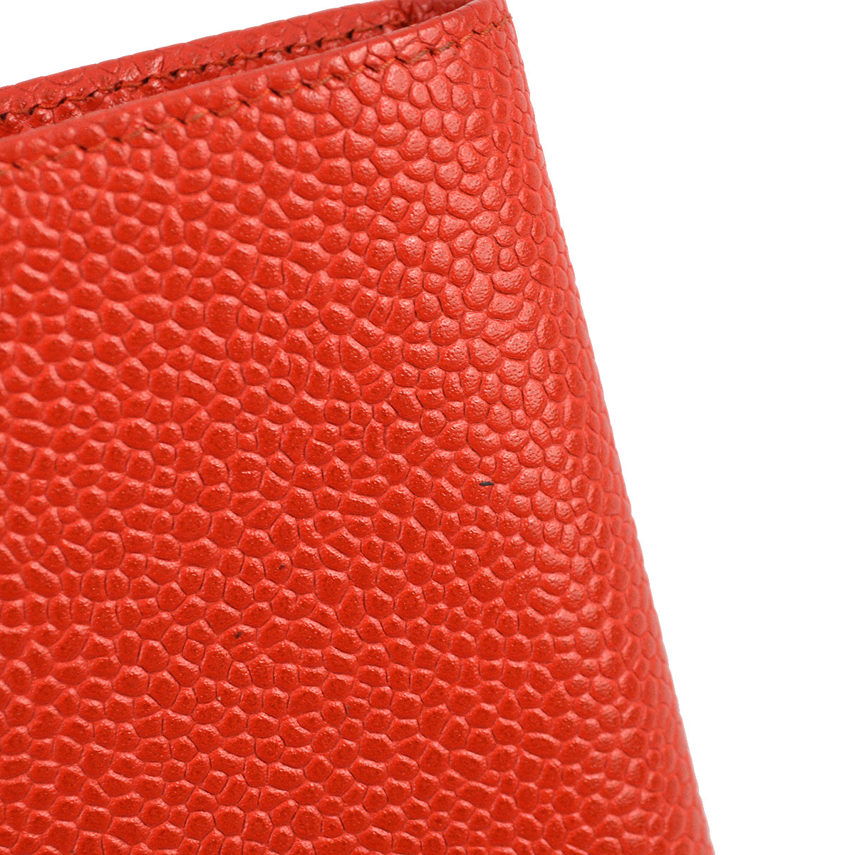 Chanel 1997-1999 Red Caviar Timeless Bifold Wallet