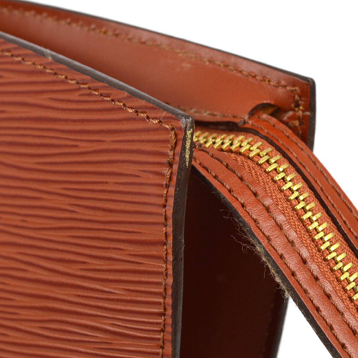 Louis Vuitton 1996 Brown Epi Saint Jacques Tote Handbag M52273