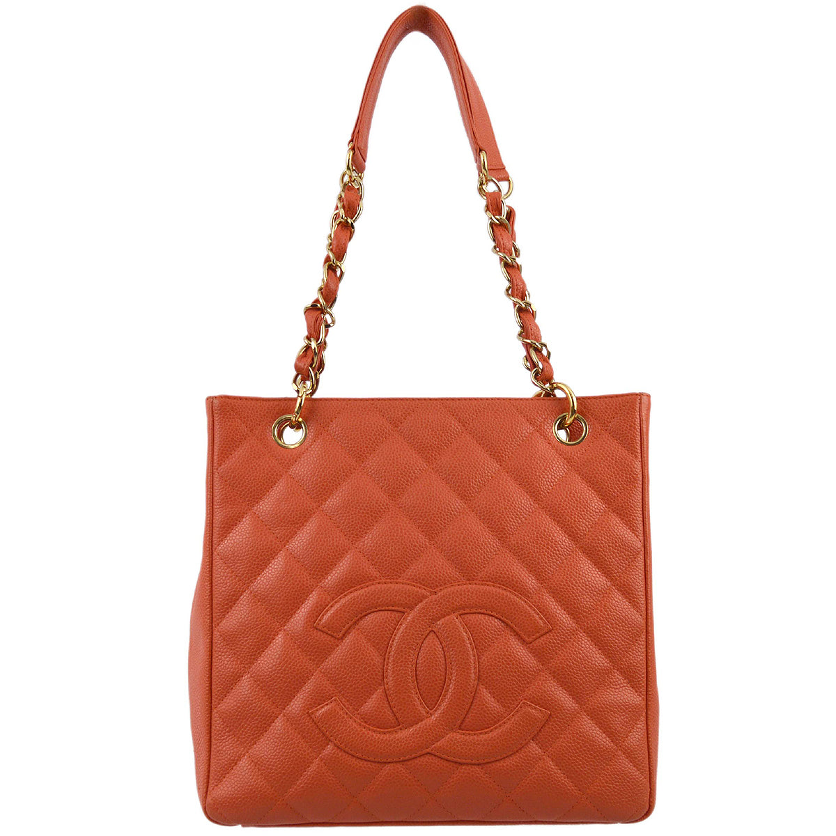 Chanel 2008-2009 Pink Caviar Petite Shopping Tote PST Tote Handbag