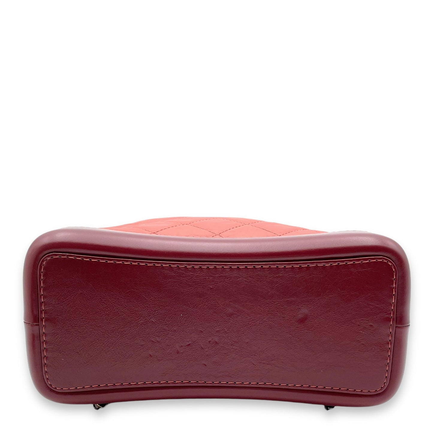 Gabrielle Raspberry Backpack in Calfskin, Gold/Ruthenium/Silver hardware