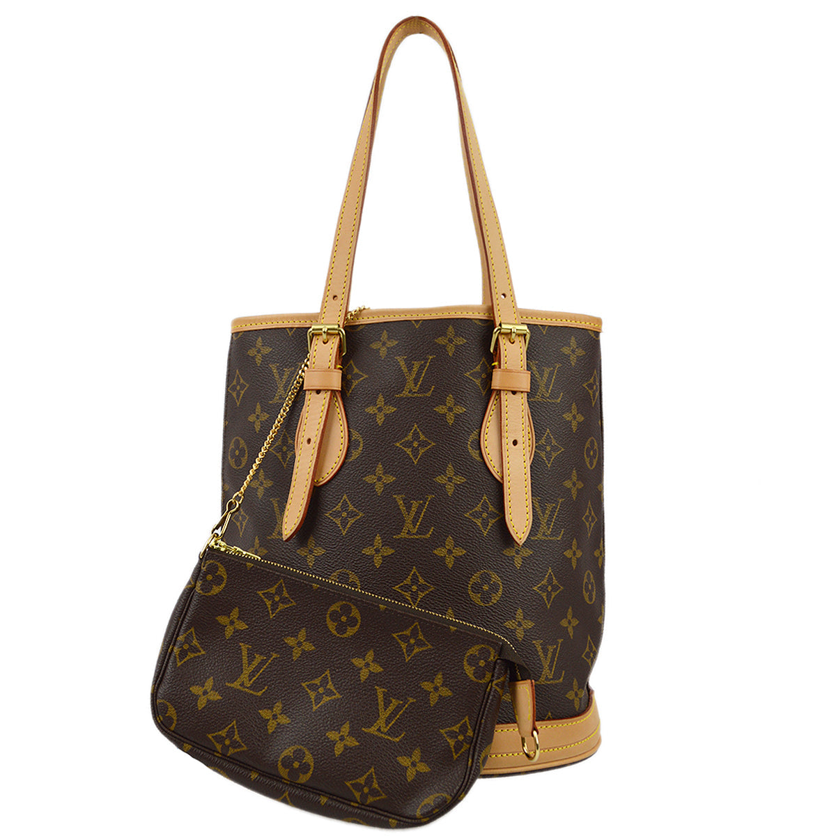 Louis Vuitton 2003 Monogram Petite Bucket Tote Bag M42238