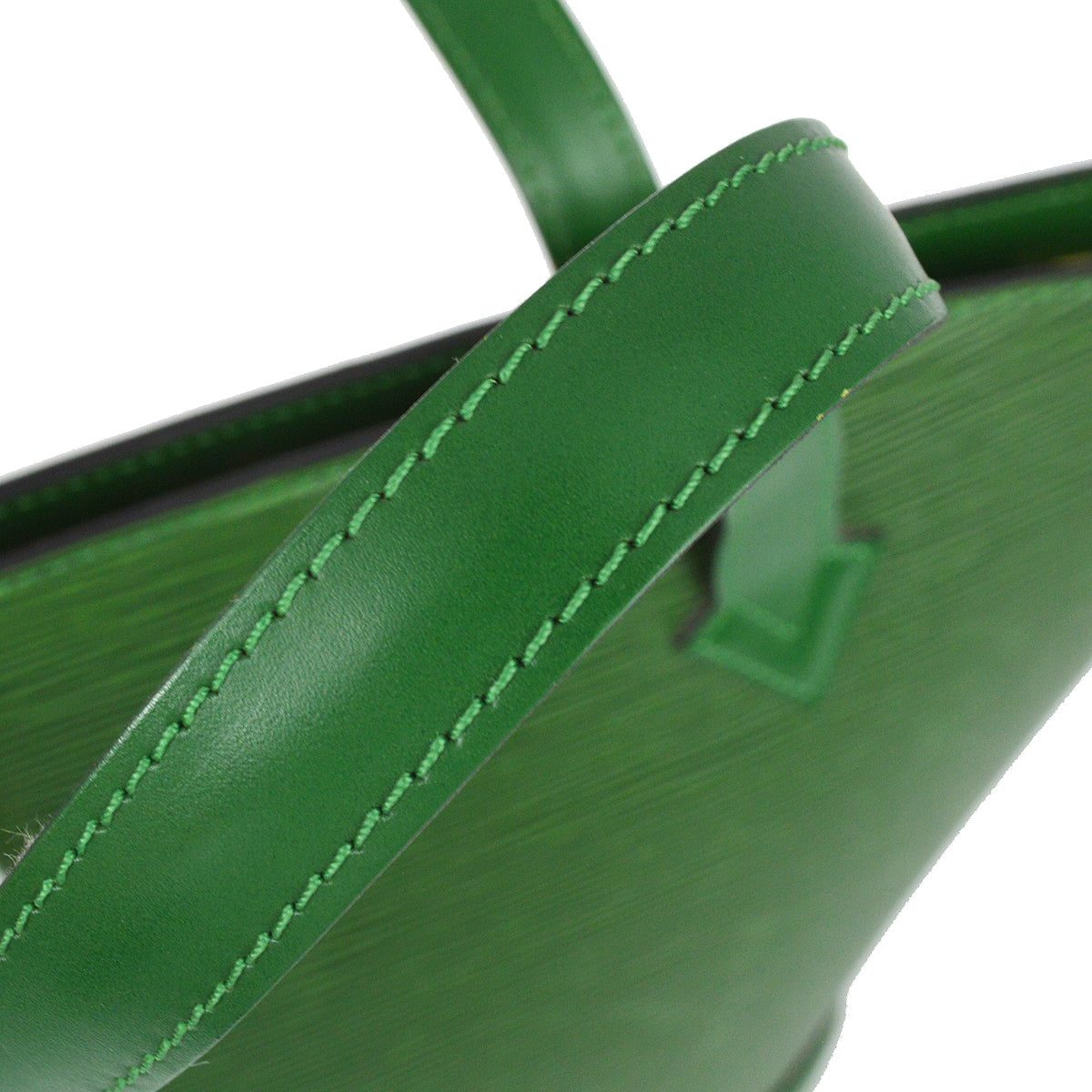 Louis Vuitton 1995 Green Epi Saint Jacques Tote Handbag M52274