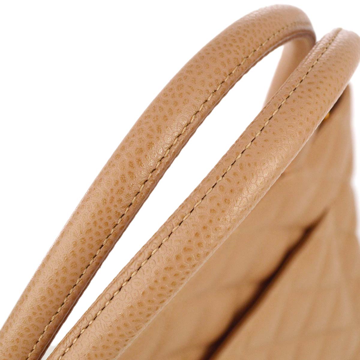 Chanel 2001-2003 Beige Caviar Medallion Tote Handbag