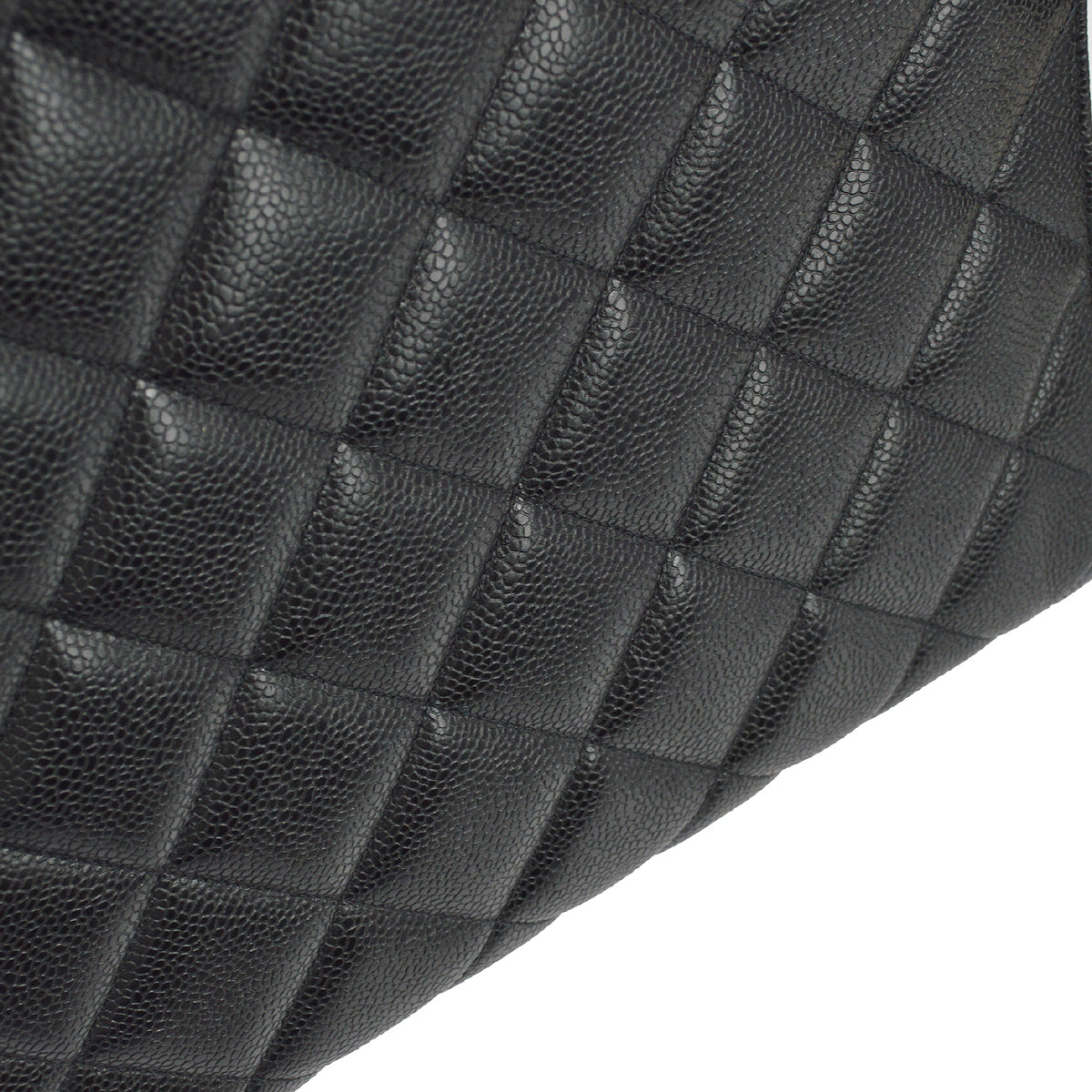 Chanel 1994-1996 Black Caviar Briefcase Business Handbag